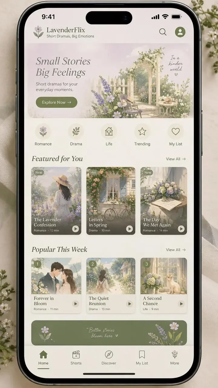 首页首页推荐，一眼遇见心动 - 红果爽剧离线缓存站 APP 界面截图